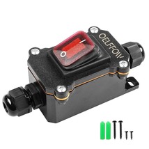 Waterproof On Off Toggle Switch Double Outlet With Red Light Rocker Butt... - $25.99