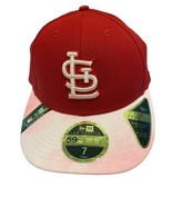 ST LOUIS CARDINALS NEW ERA FITTED HAT MLB CAP SIZE 7 BASEBALL MOTHERS DAY - £15.62 GBP