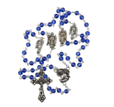 Blue Archangel Rosary St. Michael, St. Raphael &amp; St. Gabriel Catholic Ch... - £13.53 GBP