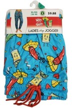 Briefly Stated Ladies Jogger Pants Hot Shot Pajama Bottom NWT Size XL/XG (16-18) - $9.79