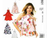 6-14 Uncut sewing Pattern McCalls 7601 Open/cold Shoulder Tops - $4.99