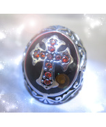 HAUNTED RING HIGHEST VAMPIRE RULER OF OVER 200+ VAMPIRES RARE EXTREME MA... - $267.77