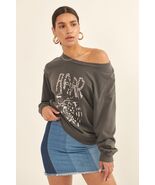  A Garment Dyed French Terry Graphic Sweatshirt - $31.32 CAD