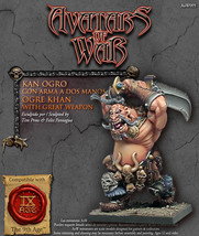 Avatars of War Ogre Khan with Great Weapon aow95 Fantasy 28mm Ogre Kingdoms - £50.10 GBP