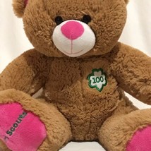 Build A Bear Girl Scouts 100 Anniversary Patch 12” Stuffed Animal - £7.06 GBP