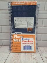 Adams Phone Message Pack Of 2 Books 800 Count Carbonless Duplicate SC115... - $12.33