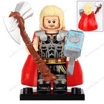 Thor with Stormbreaker and Mjolnir - Thor Love and Thunder Marvel Minifi... - £12.34 GBP