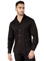 Bespoke textured Long Sleeve Dress shirt - Black - $79.00