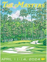 USGA PGA Tour Golf Course Metal Sign 12x8in Vintage Major Tournament Pos... - $456.38 MXN