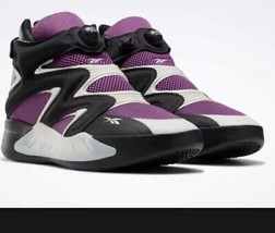 Reebok Men&#39;s Fury Basketball Shoes Black/Purple/Aubergine GX0297 - £84.99 GBP+