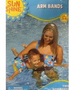 SunShine Two Arm Bands - Pool Floats Floaties Puppies Puppy Dog Ages 3-6 - £7.90 GBP