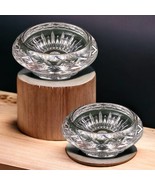 Pair of PRINCESS HOUSE LEAD CRYSTAL HIGHLIGHTS VOTIVE CANDLE HOLDERS 2&quot;T... - $31.68