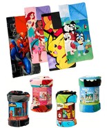 Character Youth Faux Fur Slumber Bag, Choice of Spiderman, Bluey, Pokemo... - $81.99 CAD