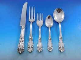 Amaryllis by Reed &amp; Barton Sterling Silver Flatware Set 8 Service 43 pcs... - $7,618.05