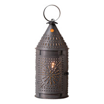 Irvins Country Tinware 15-Inch Revere Lantern in Kettle Black - £74.73 GBP