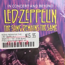 Led Zeppelin The Song Remains the Same VHS 1997 Jimmy Page Robert Plant - $11.95