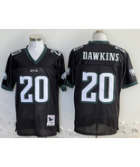 Men&#39;s Brian Dawkins #20 Stitched Jersey Black Green - €38,31 EUR+
