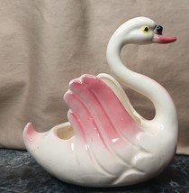 Vintage Maddux of California ceramic swan planter 416 - £11.57 GBP