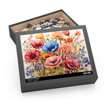 Personalised/Non-Personalised Puzzle, Floral, awd-161, (120, 252, 500-Piece) - £19.94 GBP+