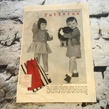 Vintage 1956 Print Ad Good Housekeeping Sewing Patterns Advertising Art - $9.89