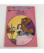 Disney Beauty And The Beast Coloring Book Tear Share Pages Vintage 1995 - £15.53 GBP