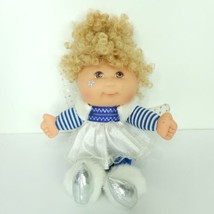 1995 Cabbage Patch Kid Christmas Fairy Angel Wings Blue Silver Shiny Sho... - $19.79