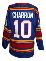 Any Name Number Kansas City Retro Hockey Jersey New Sewn Charron Any Size image 5