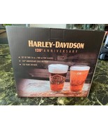 Harley-Davidson® 120TH ANNIVERSARY PINT GLASS SET - £37.44 GBP