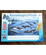 Ravensburger Puzzle North American Whales Dolphins XXL 100 Pieces Kids 1... - £11.11 GBP