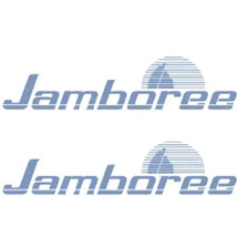 Jamboree Boat Yacht Decals 2PC Set Oracle Vinyl Large New OEM Universal Style - £44.33 GBP