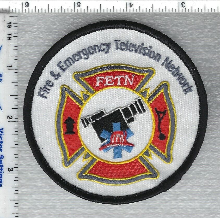 Fire &amp; Emergency television Network (Texas) Shoulder Patch - Defunct 2008 - $23.33