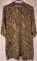 Vintage Mossy Oak T Shirt Mens 2XL Brown Shadow Grass Camo Hunting Made ... - £12.94 GBP