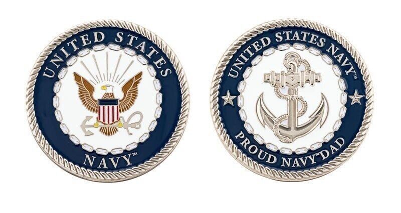 US Navy Proud Dad Coin - $18.69