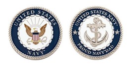 US Navy Proud Dad Coin - $18.69