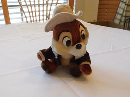 Disneyland Walt Disney World Chipmunk Chip Rescue Rangers 7.5&quot; Tall Toy Stuffed - £14.10 GBP