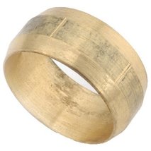 anderson metals corp 710060-05 3 Pack, 5/16 -Inch, Brass, Compression Sl... - $16.24