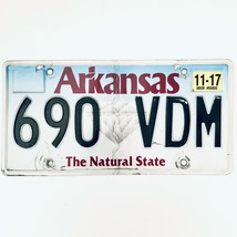 2017 United States Arkansas Natural State Passenger License Plate 690 VDM - $16.82