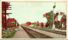 Vtg 1930s Colored Postcard Frisco Lines &quot;Heavy Steel Rails on Sturdy Oak Ties&quot; - £32.65 GBP