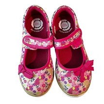 Livie &amp; Luca Girls Floral Mary Jane Shoes Size 3 Big Kids - £22.75 GBP