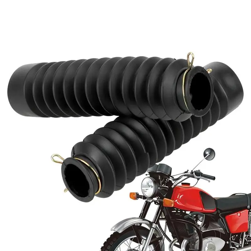 Front Fork Boots Rubber Front Fork Boots Shock Absorber Covers 1 Pair Fork - £13.96 GBP