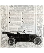 Willys Overland Model 59 1912 Advertisement Automobilia Touring Car DWDD17 - $137.10 CAD