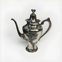 American Silver Co. Antique Ornate Floral Silver Plated Teapot - $24.74