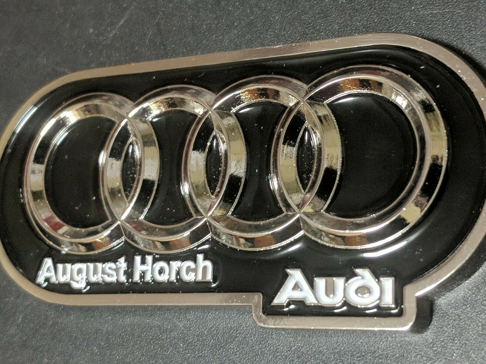 Audi Tribute Keychain to The Founder "August Horch".1899.(i13) - $14.99