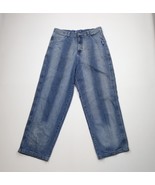 Vintage 90s Streetwear Mens 36x32 Faded Baggy Fit Wide Leg Skateboard Je... - $121.79 CAD