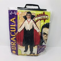 Rubie&#39;s Boys Dracula Halloween Costume Medium Size 8-10 Universal Monsters New - £31.27 GBP