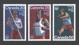 Canada  -  SC#664-66 Mint NH  - 20, 25, 50 cent Track and Field Sports issue - £1.48 GBP
