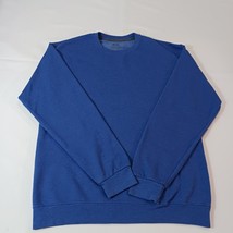 Fruit of the Loom Men's Blue Cotton Blend Pullover Long Sleeve Sweatshirt Size M image 10