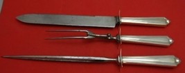 Plymouth by Gorham Sterling Silver Roast Carving Set 3pc HH with Stainless - £240.55 GBP