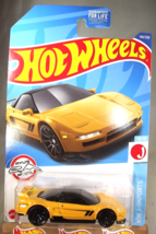 2022 Hot Wheels #144 HW J-Imports 6/10 &#39;90 ACURA NSX Yellow w/Black 10 Sp Wheels - £6.24 GBP