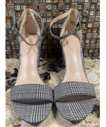 Kelly &amp; Katie Hailee Womens Black &amp; White Ankle Strap Dress Sandals Size 7M - €14,70 EUR